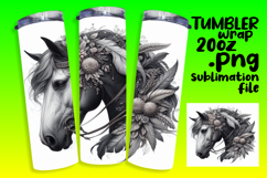 UNIQUE 20oz Tumbler Artwork , Horse Product Image 1