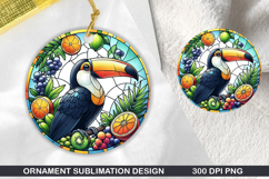 Animals Stained Glass Ornament Bundle, 30 High-Quality PNG Product Image 8