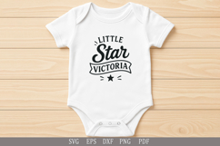 Little Star Victoria SVG Name Design for Printable Gifts Product Image 5