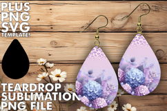 LUMINOUS Teardrop Earrings Gift PNG, Leopard Prints Product Image 1