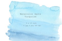 Background watercolor Sublimation spots teal backgrounds png Product Image 3
