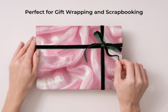 Pink Silk Digital Paper Kit Rococo Valentine Patterns Product Image 6