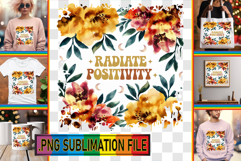 LUMINOUS PNG Art for Gifts, Flower Quote Product Image 1