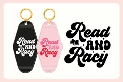 Spicy Book Lover Motel Keychain SVG - Read and Racy Product Image 3
