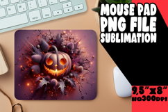 BRIGHT DESK MAT PLAYFUL ART, 3D Pumpkin Product Image 1