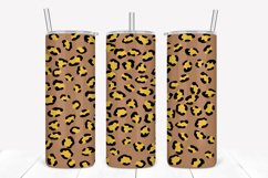 Chai Leopard Print 20oz Skinny Tumbler Sublimation Product Image 1