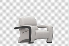 Isometric Arm Chair 3D isolated render Product Image 1