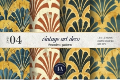 Vintage Art Deco Pattern | Retro Geometric Design Product Image 1