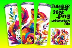 Whimsical Squirrel Tumbler: Sublime Style 20oz Product Image 1