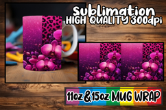 Unique adventures 11oz 15oz sublimation wrap, Leopard Prints Product Image 1