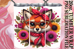 RADIANT ADVENTURES 20oz TUMBLER WRAP, Cute Animals Product Image 1