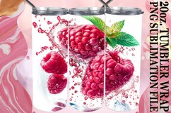 Tropical Tango: Fruit in Water Tumbler Wrap 20oz Product Image 1