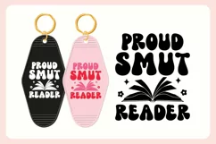 Spicy Book Lover Motel Keychain SVG - Proud Smut Reader Product Image 3
