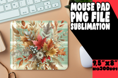 Radiant Mouse Mat PNG Style, Autumn Flower Product Image 1