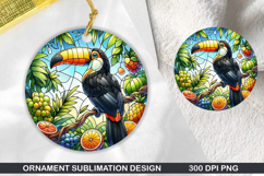 Animals Stained Glass Ornament Bundle, 30 High-Quality PNG Product Image 18