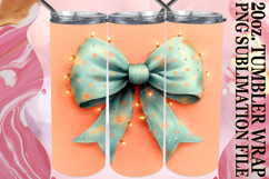 Heartfelt Sublimation 20oz tumbler wrap, Christmas Product Image 1