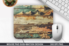 Vintage Mouse Pad Sublimation PNG Design - Mouse Pad PNG Product Image 1