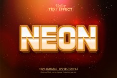 Neon Light text effect, editable neon text style Product Image 1