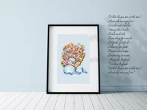 Watercolor whale nautical clipart- sublimation png file Product Image 3