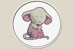 Plush Mousy - PDF Cross Stitch Pattern Product Image 1