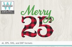 Christmas SVG - Merry 25 Product Image 2