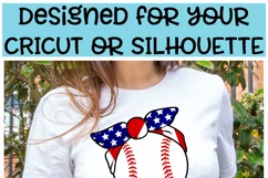 Busy Raising Ballers - An American Baseball Cricut Cut File Product Image 2