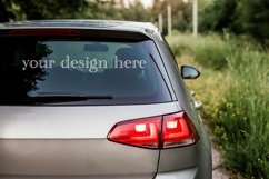 Rear Window Car Mockup | Car Decal PSD Smart Object Product Image 2