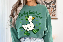Lucky Goose png | St Patrick's Day Shirt Design Product Image 7