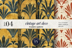 Vintage Art Deco Pattern | Retro Geometric Design Product Image 1