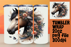 CHARMING 20oz Tumbler Design , Horse Product Image 1