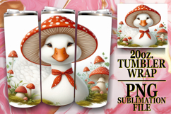 Sweet Sublimation 20oz tumbler wrap, Goose Product Image 1