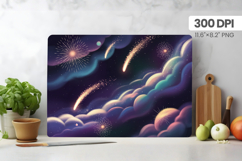 Happy New Year Cutting Board PNG Festive New Year's Eve 2026 Product Image 1