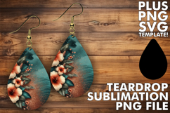 ENCHANTED Teardrop Earrings PNG, Leopard Prints Product Image 1
