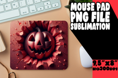 TIMELESS MOUSE MAT ARTISTIC DESIGN, 3D Pumpkin Product Image 1