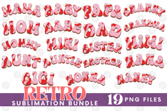 Family Mama Dad Sublimation Bundle Mother&#039;s Day Father&#039;s Product Image 1