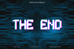 Pixel Art Glitch Text Effect Photoshop Template Product Image 1