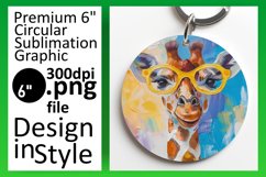 Giraffe Round Design Designs - Spring Edition Product Image 1