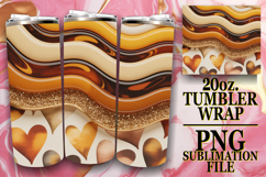 Bright Mornings 20oz tumbler wrap, Pattern Product Image 1