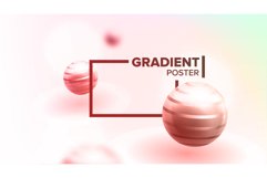 Abstract Liquid Fluid Background Vector. Cosmetic Magazine. Product Image 1