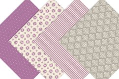 Mauve Digital Paper Damask Product Image 5