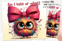 Funny bird quote Tumbler Wrap|PNG, 20 oz. Product Image 2