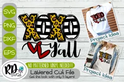 XOXO Y'all - A Layered Valentines Day Cricut SVG Product Image 1