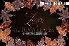 Luxe Fall Leaves Clipart Product Image 1