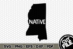 Mississippi Native - SVG Cut File n593 Product Image 1