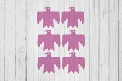 Thunderbird earring display card template svg dxf png ai fil Product Image 1