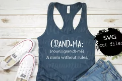 Grandma Noun Svg, Mimi Shirt Svg, Grandma Shirt Svg Product Image 1