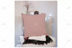 Xmas Pillow Mockup. PSD & JPG Product Image 3
