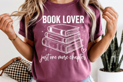 Book Lover PNG Just One More Chapter Reading Product Image 2