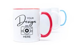 4th of July Mug Mockup 11 Oz Blank White Coffee Cup Red Product Image 1