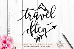 Travel Often SVG | Travel Lover SVG Cut File Product Image 3